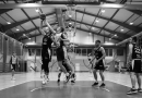 Reģionālās basketbola līgas spēle Mārupē. "Mārupes SC" : BK "Jaunpils