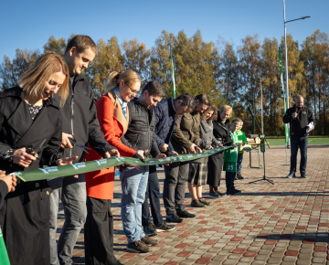 Jaunmārupes pamatskolas sporta laukuma atklāšana