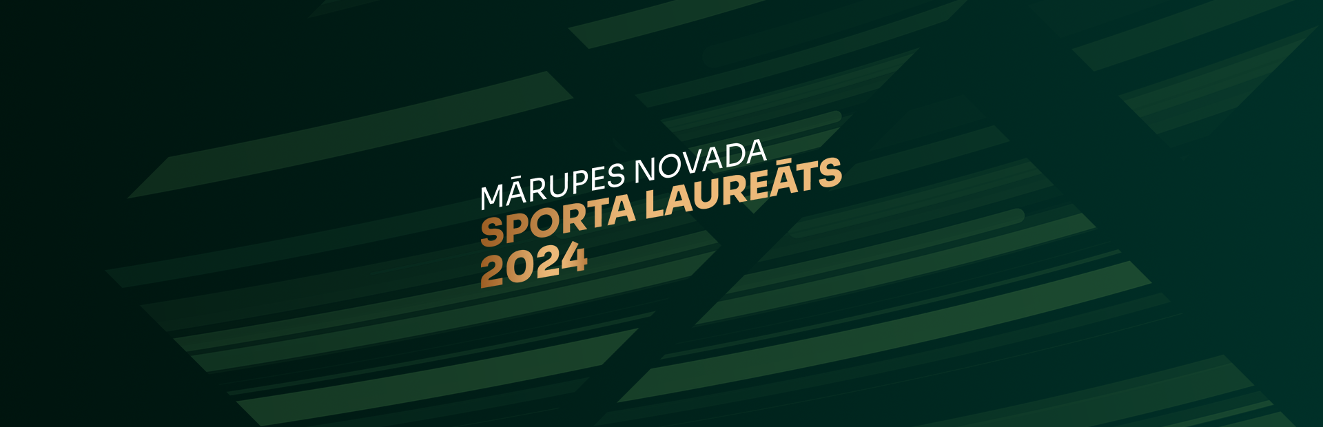 Grafisks vizuālis ar "Mārupes novada sporta laureāts 2024"