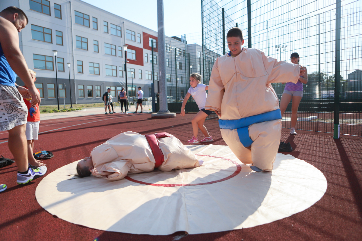 Ģimenes sporta diena Tīrainē