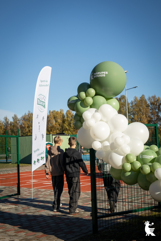 Jaunmārupes pamatskolas sporta laukuma atklāšana