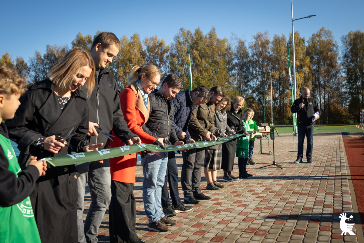 Jaunmārupes pamatskolas sporta laukuma atklāšana