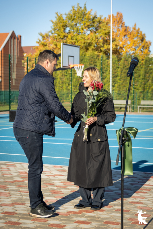 Jaunmārupes pamatskolas sporta laukuma atklāšana