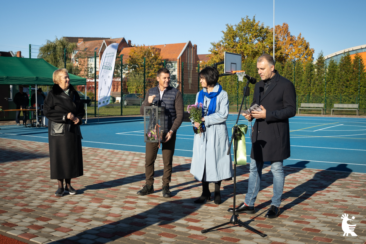 Jaunmārupes pamatskolas sporta laukuma atklāšana