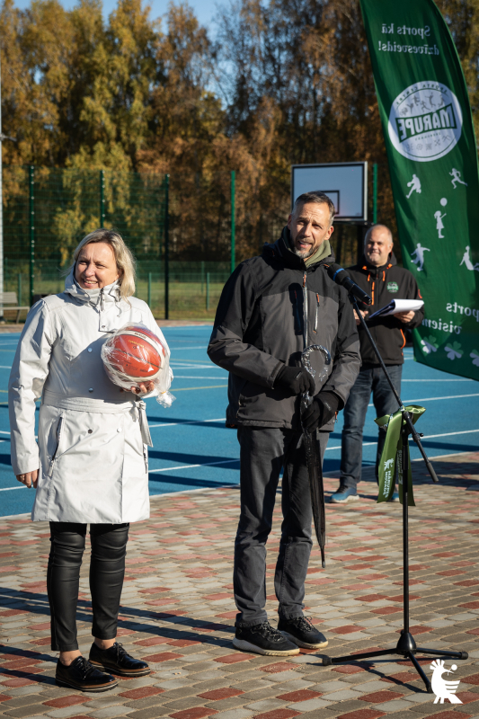 Jaunmārupes pamatskolas sporta laukuma atklāšana