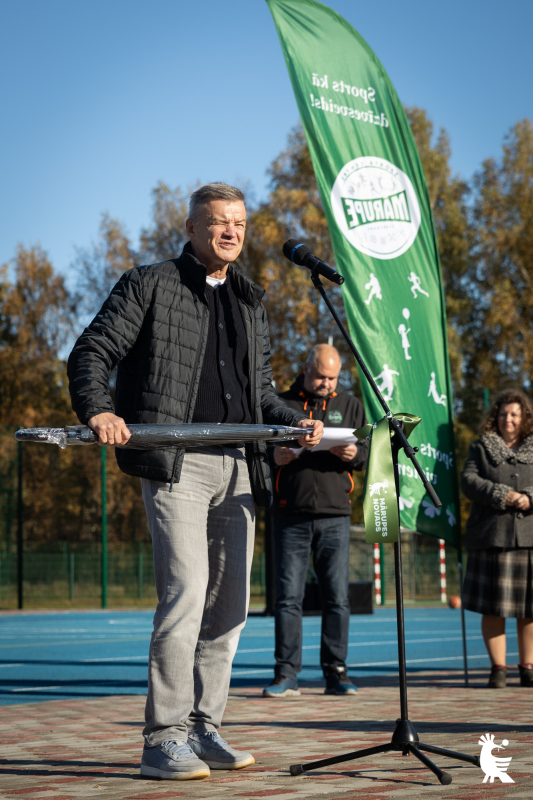 Jaunmārupes pamatskolas sporta laukuma atklāšana