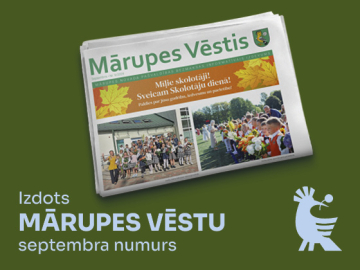 Izdots "Mārupes Vēstu" septembra numurs