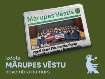 Izdots "Mārupes Vēstu" novembra numurs