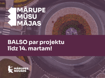 Mārupe-mūsu mājas 2025 vizuālis par balsošanu