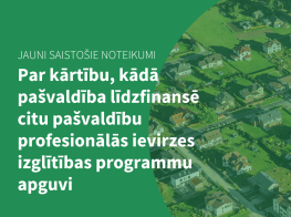 Pašvaldības līdzfinansējums par profesionālās ievirzes izglītības akreditētu programmas apguvi citu pašvaldību dibinātajās izglītības iestādēs