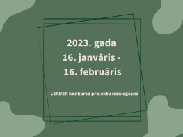 Biedrība “Pierīgas partnerība” izsludina LEADER projektu 15.kārtu