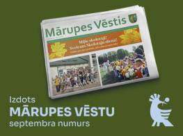 Izdots "Mārupes Vēstu" septembra numurs