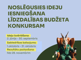 Noslēgusies ideju iesniegšana līdzdalības budžeta konkursam