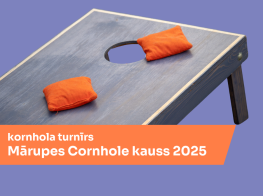 Vizuālis ar Mārupes Cornhole kauss 2025